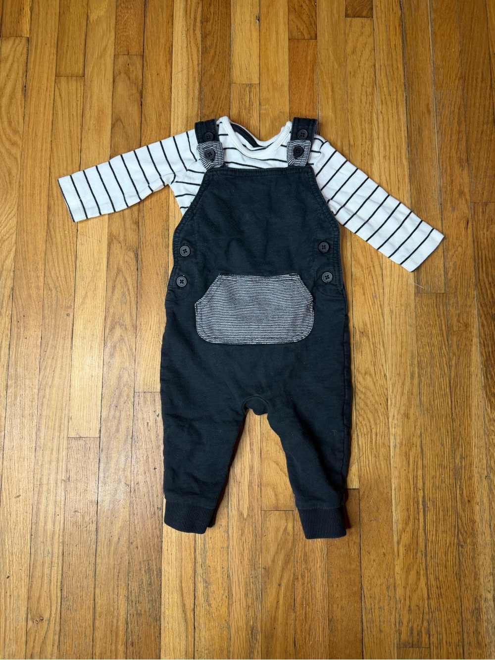 George 3-6M Overalls Set